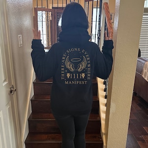 Angel Number Hoodie 1111 Angel Number Hoodie Witchy Hoodie Celestial Hoodie Angel Numbers Hoodie Spiritual Hoodie Moon Shirt 1111 Sweatshirt