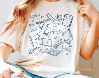 Science Teacher Tshirt, Scientist Tshirt, Science Department Shirt, Gift for Teacher, Biology Teacher Shirt, Chemistry Shirt, Physics Shirt