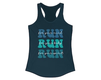 RUNNING Tank for Women Running Shirt for Marathon Running Tank for Women's Running Shirt Half Marathon Runner Tank for Working Out Gift Run