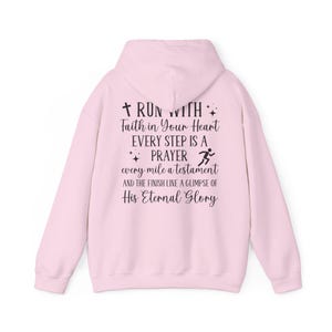 Christian Running Hoodie, Gift for Runner, Marathon Running Hoodie, Half Marathon Running Hoodie, Running Mama, Running Gift, Runner Shirt image 10