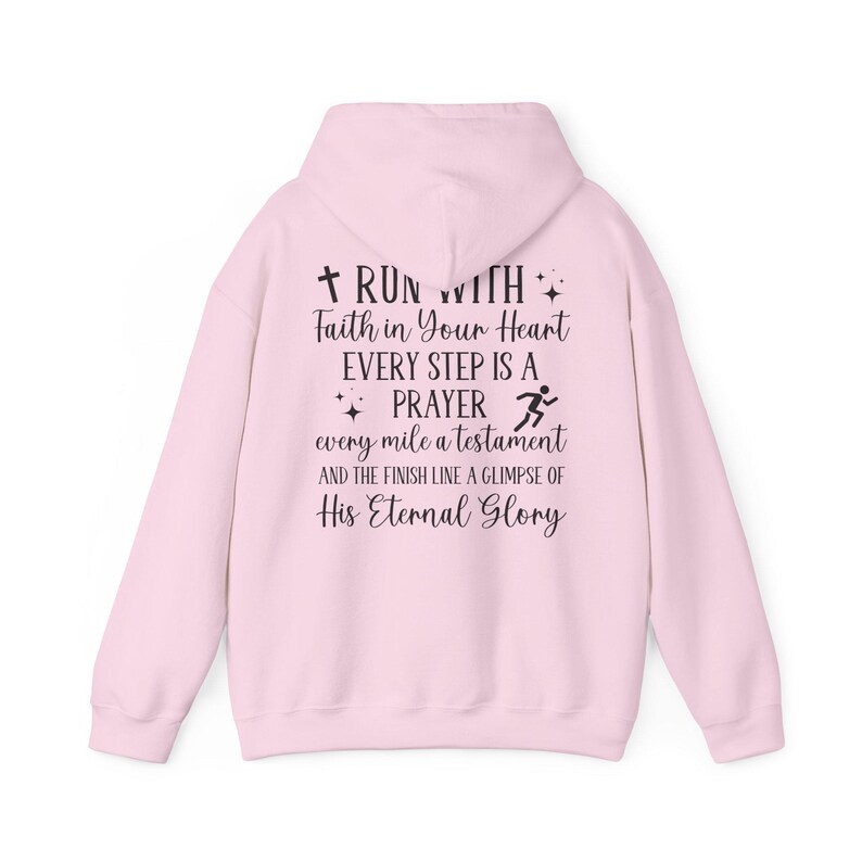 Christian Running Hoodie, Gift for Runner, Marathon Running Hoodie, Half Marathon Running Hoodie, Running Mama, Running Gift, Runner Shirt image 10