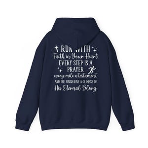 Christian Running Hoodie, Gift for Runner, Marathon Running Hoodie, Half Marathon Running Hoodie, Running Mama, Running Gift, Runner Shirt image 9