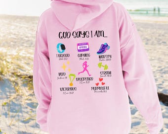 Good Days I Am Running Hoodie with Bible Verses