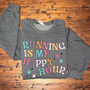 Running Sweatshirt for Runner Minimalist Running Sweatshirt Running Crewneck Marathon Gift for Runner Hoodie for Running Clothes for Running