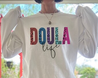 Doula Shirt Doula Sweatshirt Doula Gift Doula Crewnecki Doula Tshirt Doula Sweater Pregnancy Support Shirt Midwife Shirt Midwife Sweatshirt