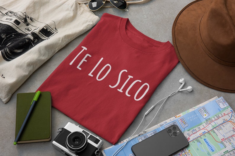 Funny Spanish Sayings Shirts in Spanish Te Lo Sico Tshirt Etsy
