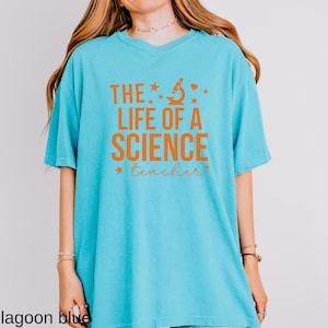 Science Teacher T-Shirt: Biology, Chemistry, Physics - Unisex Cotton Tee