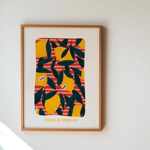 Ilustración de cartel de papel de limón