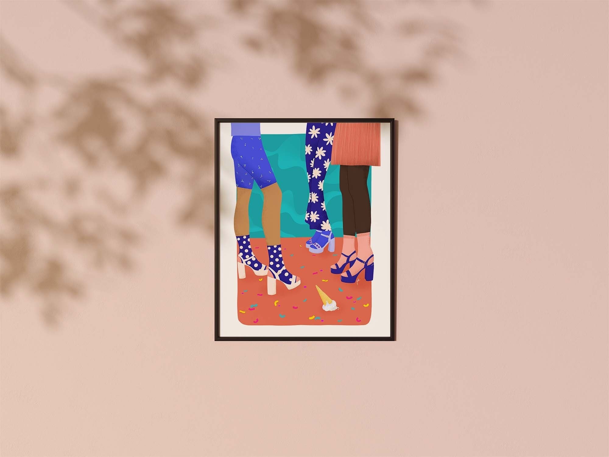 Illustration Affiche Papier Party