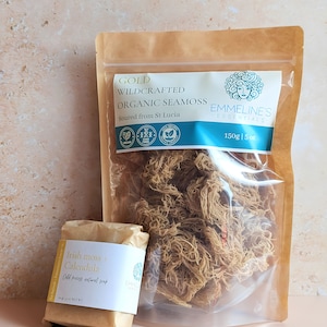 Wildcrafted St Lucian Seamoss + Seamoss soap bundle
