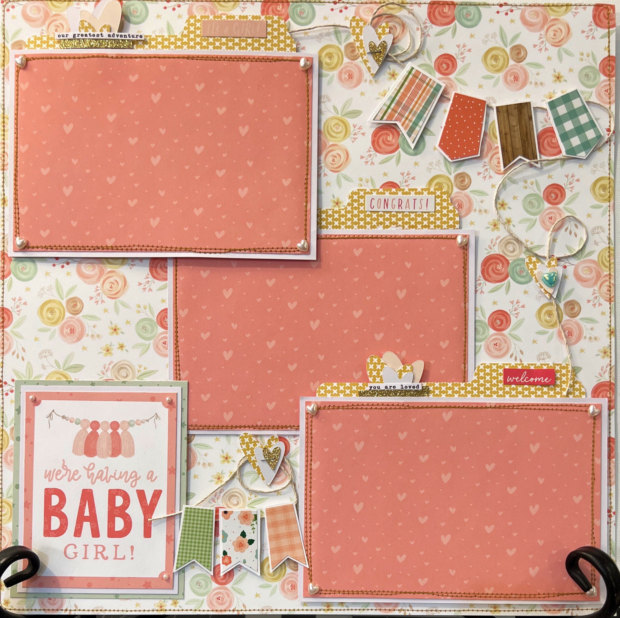 Scrapbook Stickers - 3D Welcome Home Baby - Paper House