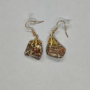 Leopard Skin Rhyolite Earrings