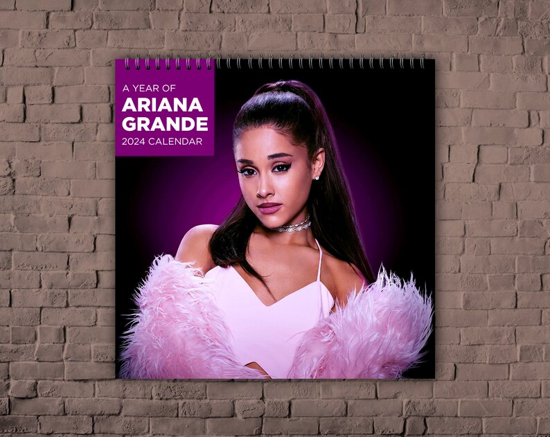 Ariana Calendar 2024 Celebrity Calendar 2024 Wall Calendar Etsy