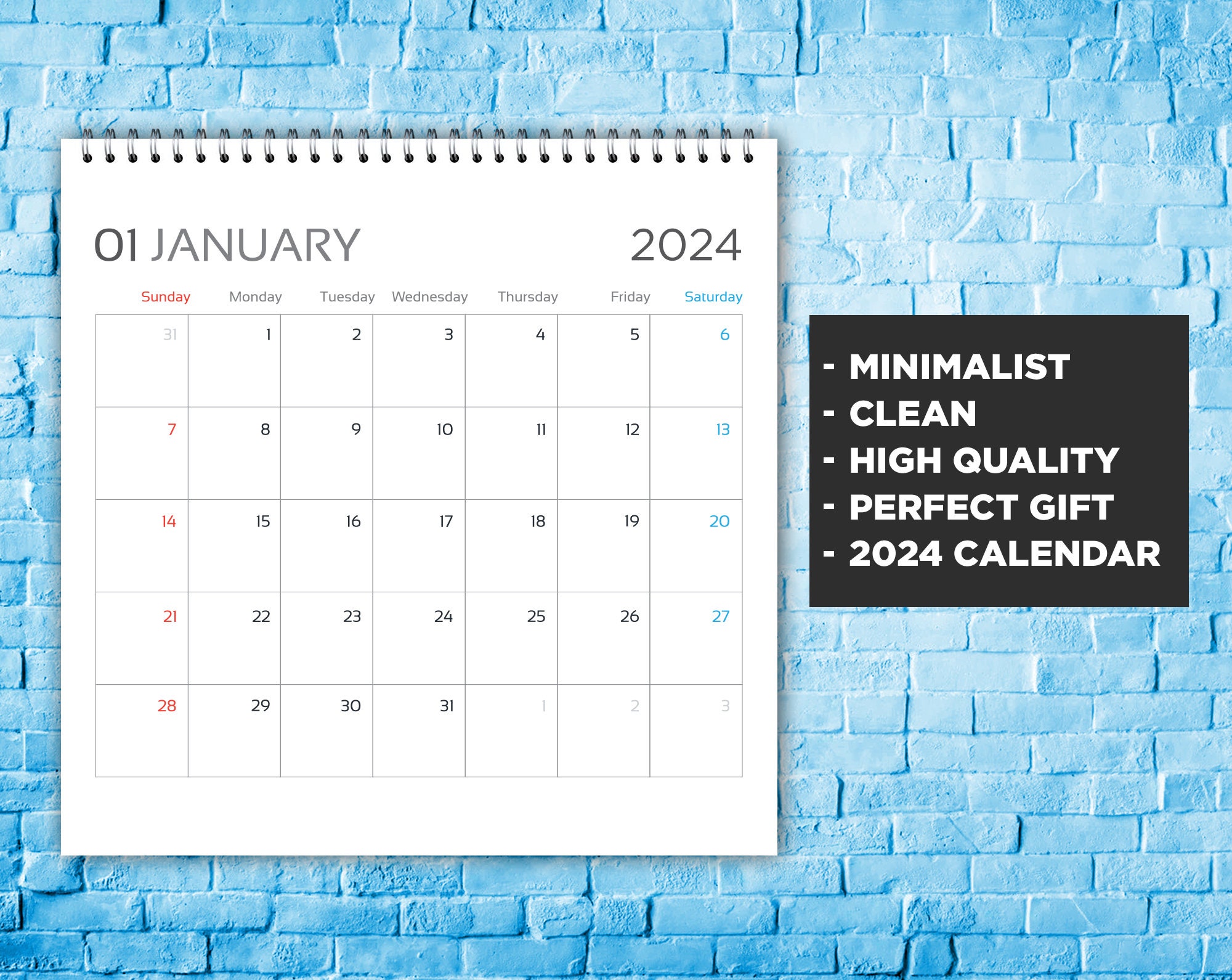 Brad Pi.tt Calendar 2024 Celebrity Calendar 2024 Wall Calendar sold