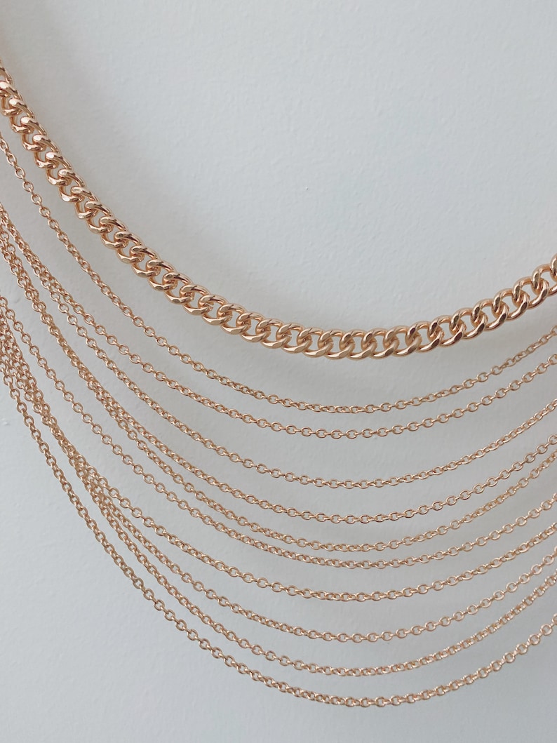 Chain Belt Layered Chain Belt Plus Size Belt Women Waist Etsy