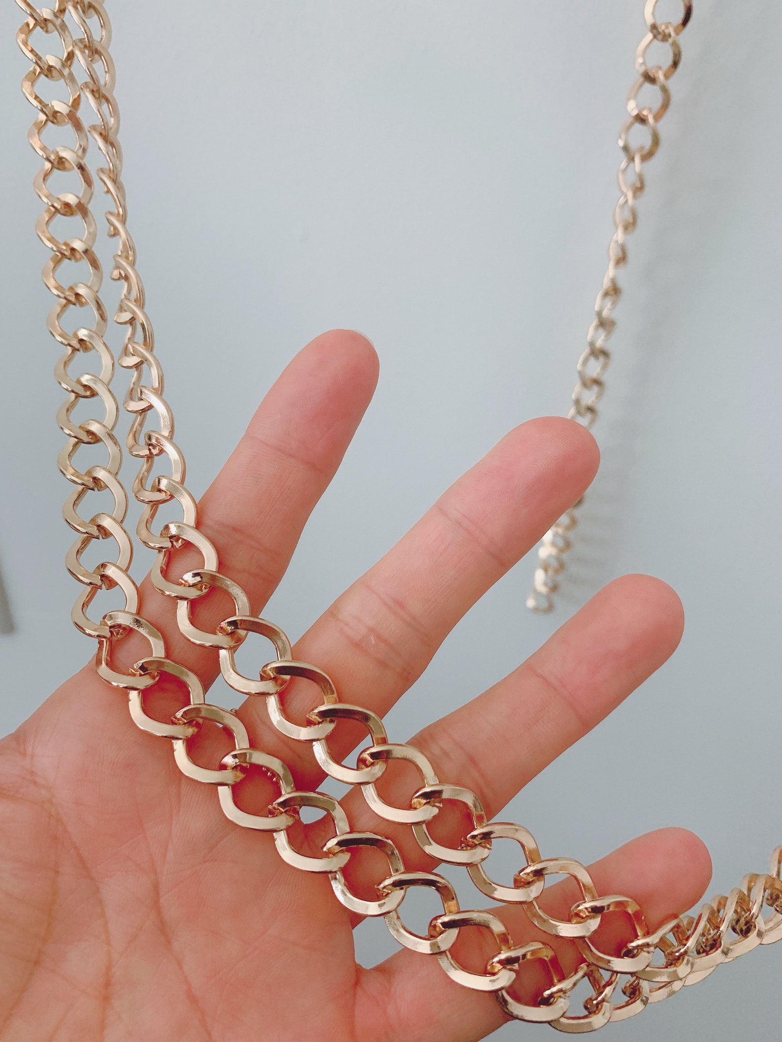 layered chain belt