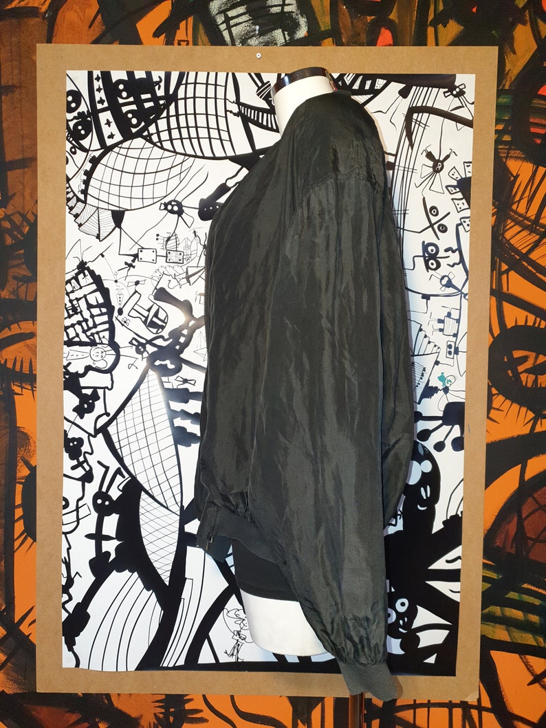 Vintage Seide Bomber