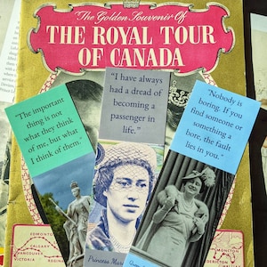 Trio of Royal Women Quote Bookmarks