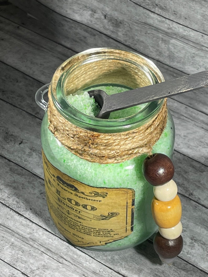 Floo Powder A Magic Powder Apothecary Jar Mantle Decoration Etsy