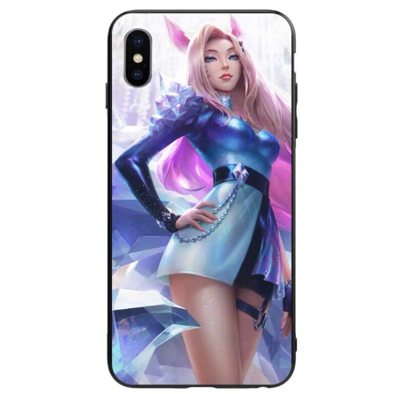 KDA ALL OUT Ahri iPhone glass cases