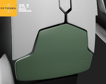 Boba Fett - Chest Plate Lower Ab Piece (Only) - 3D model - STL (digital download)