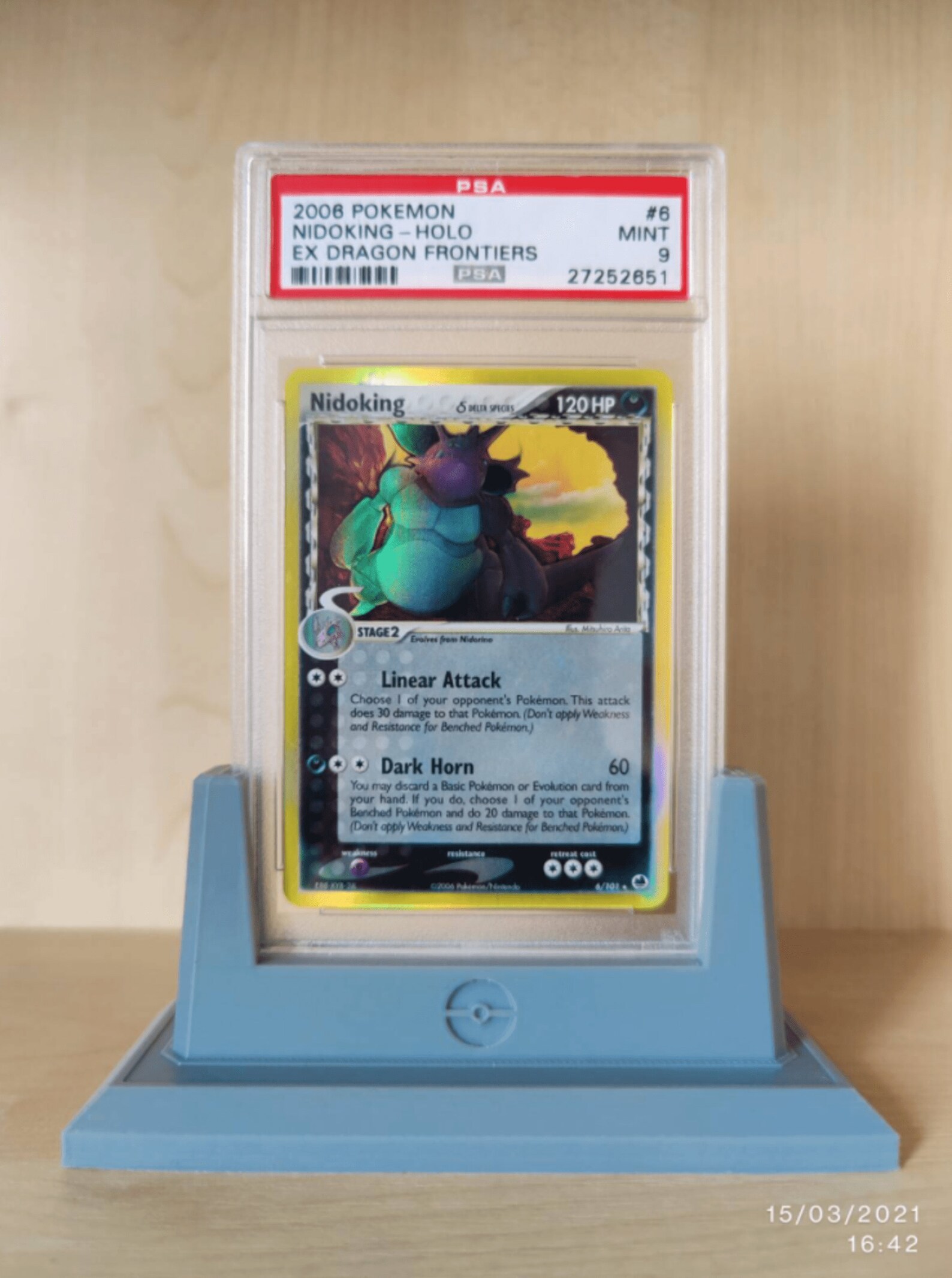 PSA Graded Pokemon Card Stand 3D Printed Display Stand Etsy