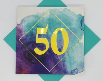 50th Birthday card