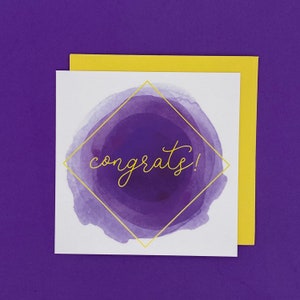 ¡Felicidades! tarjeta de felicitación