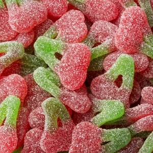 Fizzy Twin Cherries - 250g, 500g, 750g, 1kg - Pick n Mix, Retro Sweet Treats, Confectionery, Sweets Per 100g, Wedding, Party Favours