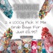 2 x 1kg Pick 'n' Mix Sweet Grab Bags - Fizzy, Gummy, Sour, Blue, Red, Haribo, Sweetzone - Family Share Sizes, Sweet Gift, Pick and Mix Pouch 