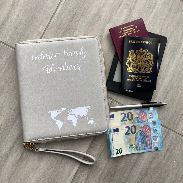 Family Travel Wallet Etsy UK