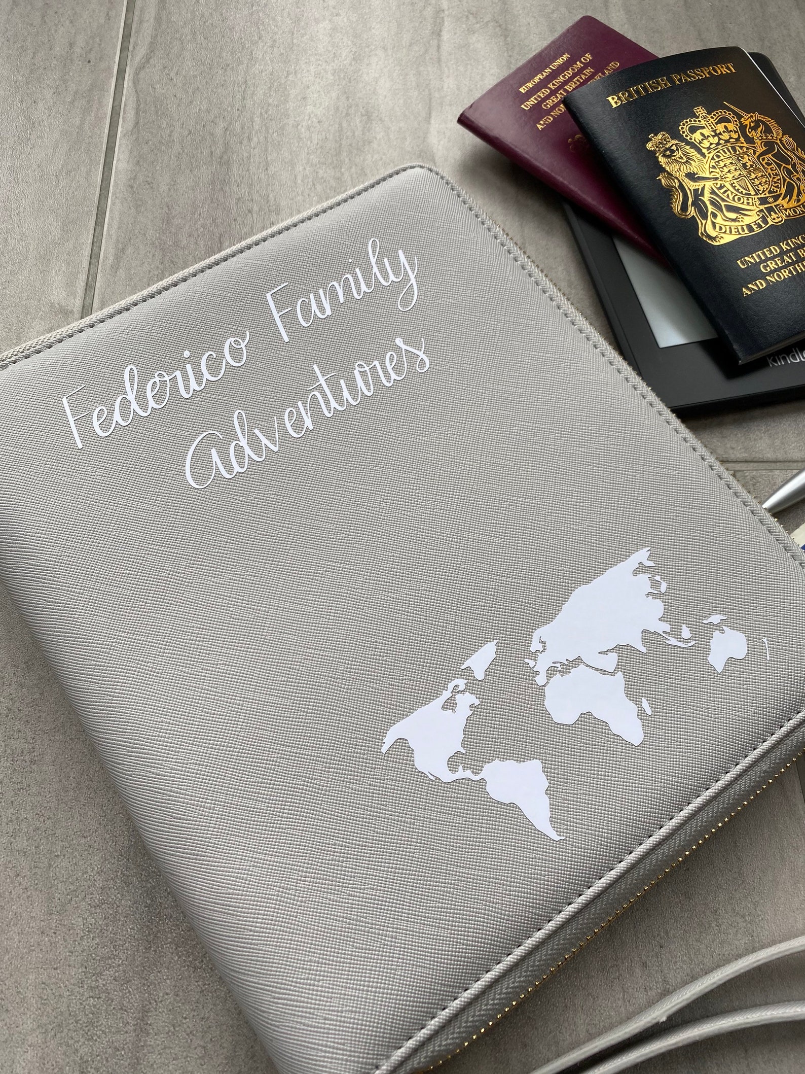 Travel Organiser Personalised Travel Document Holder Case Etsy UK