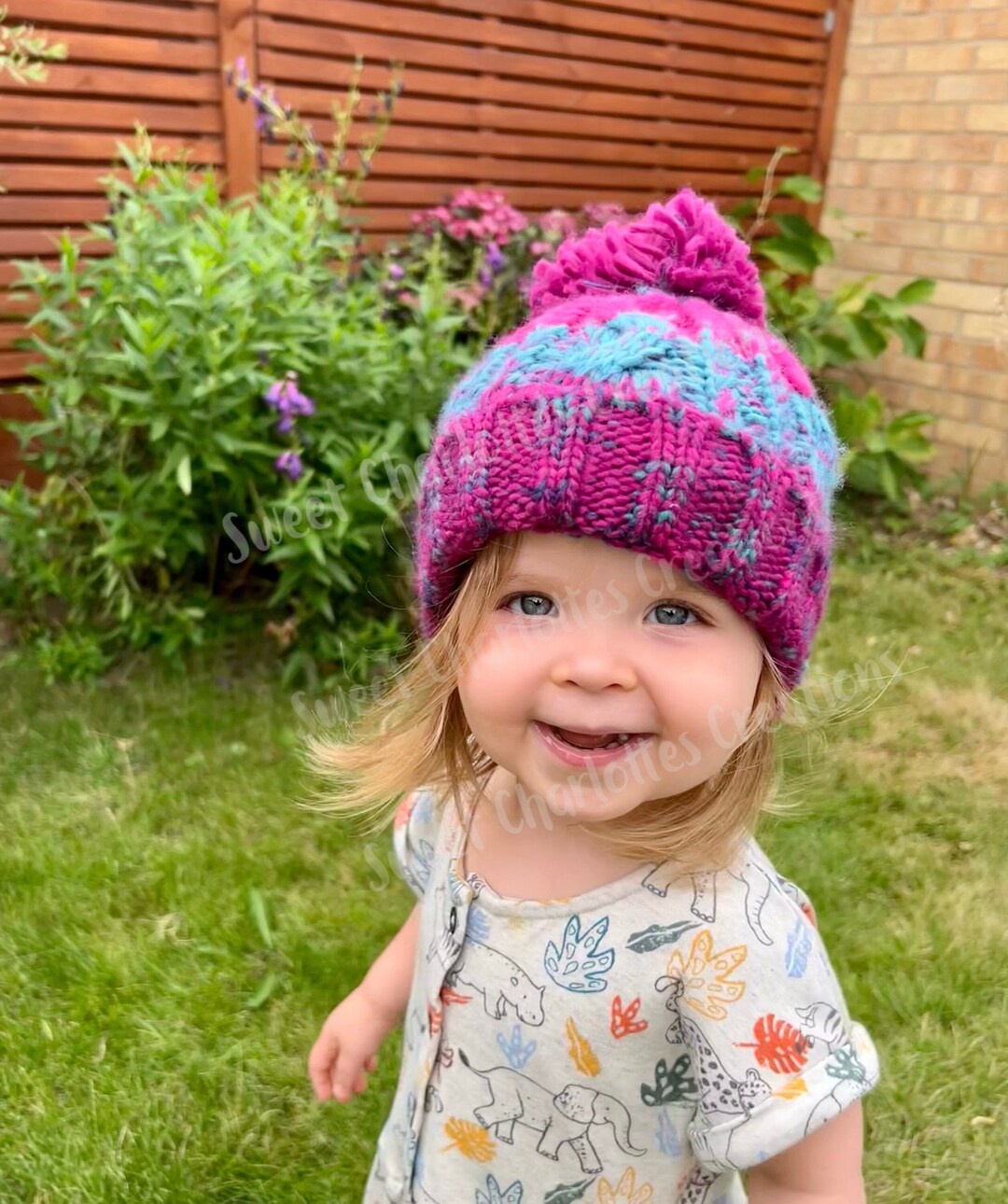 Children's Winter Bobble Hat Beanie baby and Junior, Pom Pom Hat
