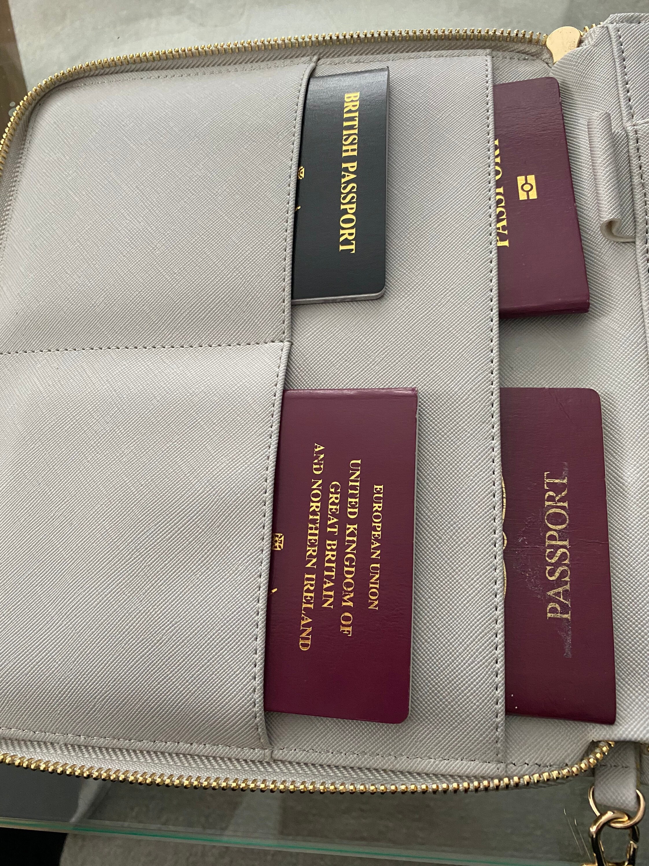 Travel organiser personalised travel document holder case Etsy