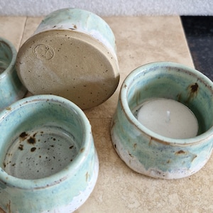 Handmade  ceramic candle holders