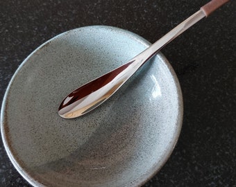Handmade Ceramic Mini Bowl: Rustic Turquoise Blue Pottery Dish