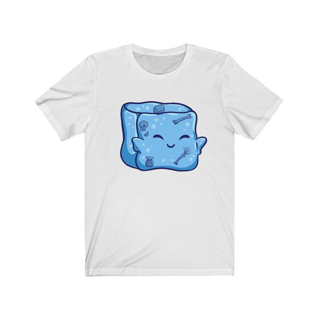Dnd Cute Gelatinous Cube Tshirt Dungeons and Dragons Cute Etsy
