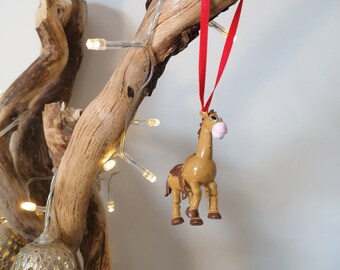 Disney Toy Story Bullseye Horse Dekoracja świąteczna Figurka, Wisząca ozdoba Bauble, Dekoracje świąteczne Disney, Prezenty dla niej, Boże Narodzenie