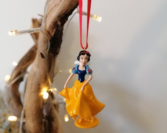 Figura de decoração de Natal da Branca de Neve da Disney, enfeite de suspensão, decorações de Natal da Disney, enfeites de Natal, presentes para ela