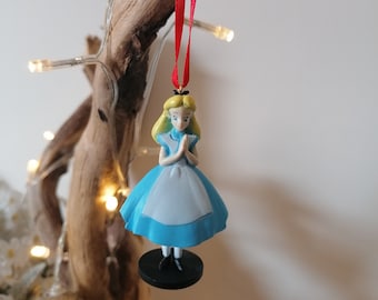 Disney Alice In Wonderland Christmas Decoration Figure, Hanging Ornament Bauble, Disney Christmas Decorations, Christmas Baubles, Her, Decor