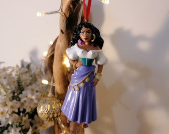 Figura de decoração de Natal da Disney Esmeralda, enfeite de bugiganga, decorações de Natal da Disney, presentes para ela, enfeites de Natal, corcunda