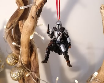 Figurine de décoration de Noël Disney Star Wars The Mandalorian, boule d'ornement, décorations de Noël Disney, boules de Noël, décor Grogu