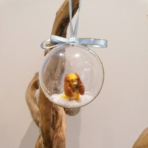 Disney Lady And The Tramp Christmas Decoration Figure, Ornament Bauble, Disney Christmas Decorations, Gifts For Her, Christmas Baubles