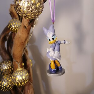 Disney Daisy Duck Christmas Decoration Figure, Hanging Ornament Bauble, Disney Christmas Decorations, Gifts For Her, Decor, Mickey Mouse
