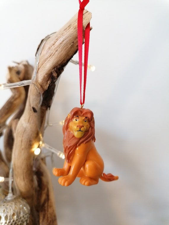 Figurine de décoration de Noël Disney Le Roi Lion Simba, boule d'ornement à  suspendre, décorations de Noël Disney, cadeaux pour elle, cadeau de Noël -   France