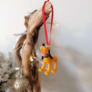 Disney Mickey Mouse Pluto Christmas Decoration Figure, Ornament Bauble, Disney Christmas Decorations, Gifts For Her, Christmas Baubles