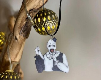 Terrifier Art the Clown Christmas Decoration Figure, Halloween, Horror Baubles, Hanging Ornament, Tree Decor, Figurines, Holiday Gifts