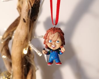 Horror Movie Christmas Decoration Figure, Ornament, Gifts For Him, Christmas Baubles, Halloween Decoration, Christmas Decorations