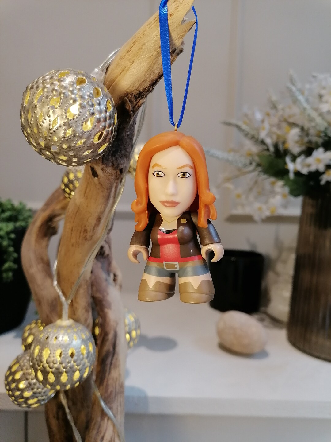 Science Fiction Doctor Christmas Decoration Figure, Ornament Bauble