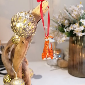 Disney Dschungelbuch Shere Khan Weihnachtsdekoration Figur, Ornament Christbaumkugel, Disney Weihnachtsdekorationen, Geschenke für sie, Weihnachtskugeln